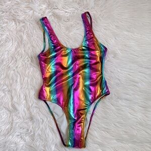 Women's Shiny Bodysuit